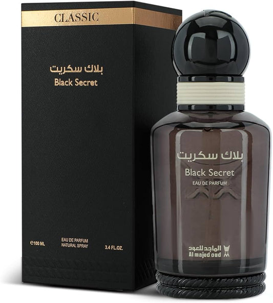 عطر بلاك سيكرت كلاسيك من الماجد للعود او دي بارفيوم