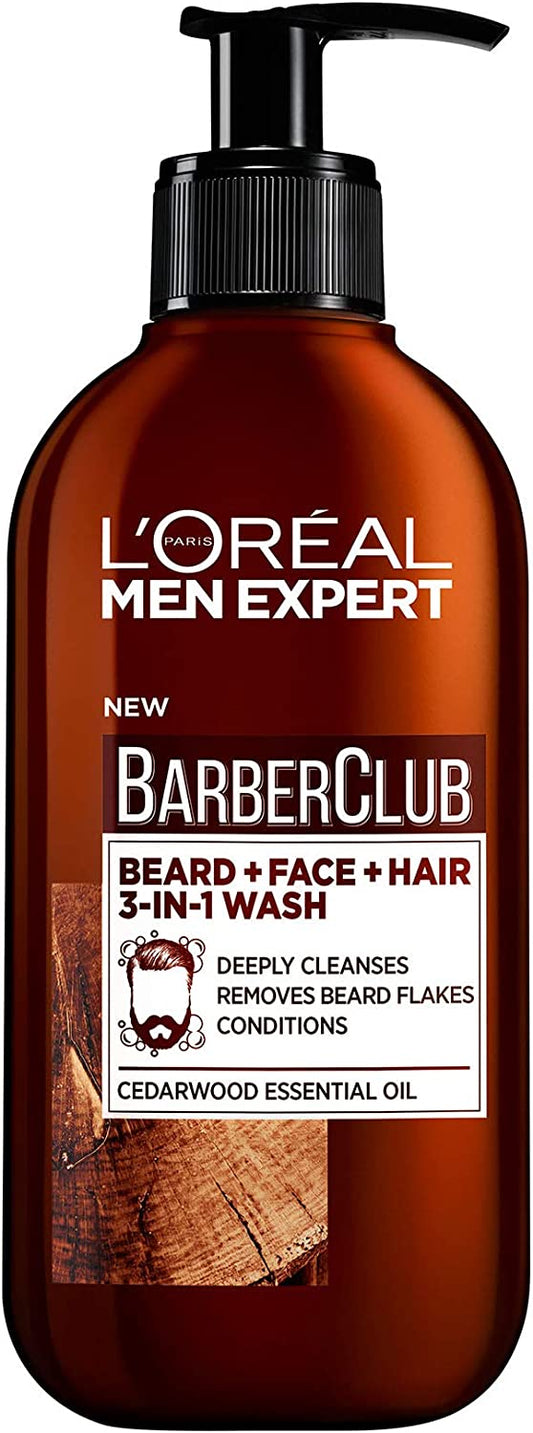 غسول للوجه والشعر واللحية Men Expert Barber Club